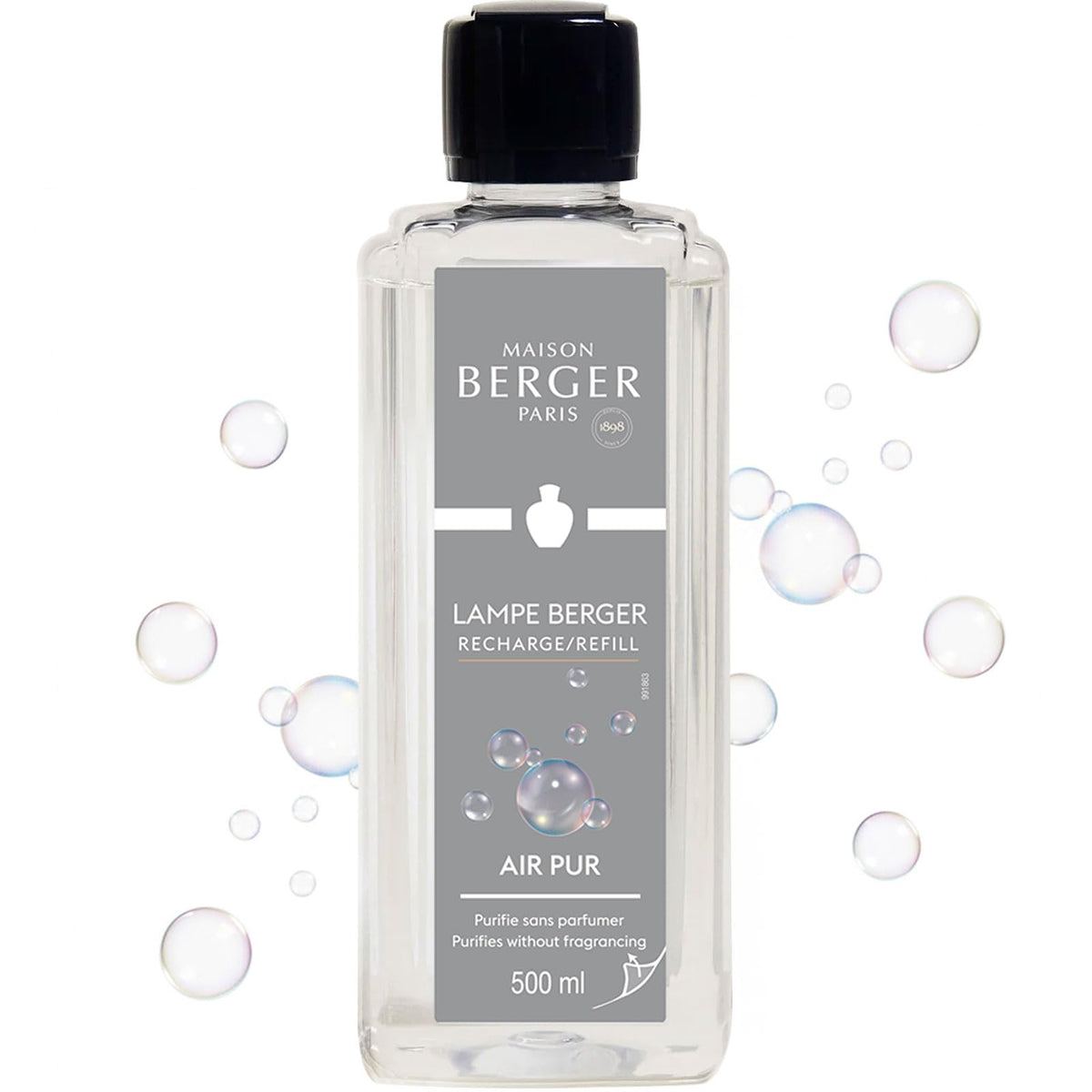 Maison Berger So Neutral refill bottle, front view, highlighting fragrance-free air refreshment.