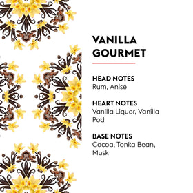 MAISON BERGER Vanilla Gourmet bottle close-up emphasizing smooth, enveloping sweetness
