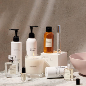 Maison Louis Marie No.04 Bois de Balincourt packaging highlights vegan and cruelty-free values.