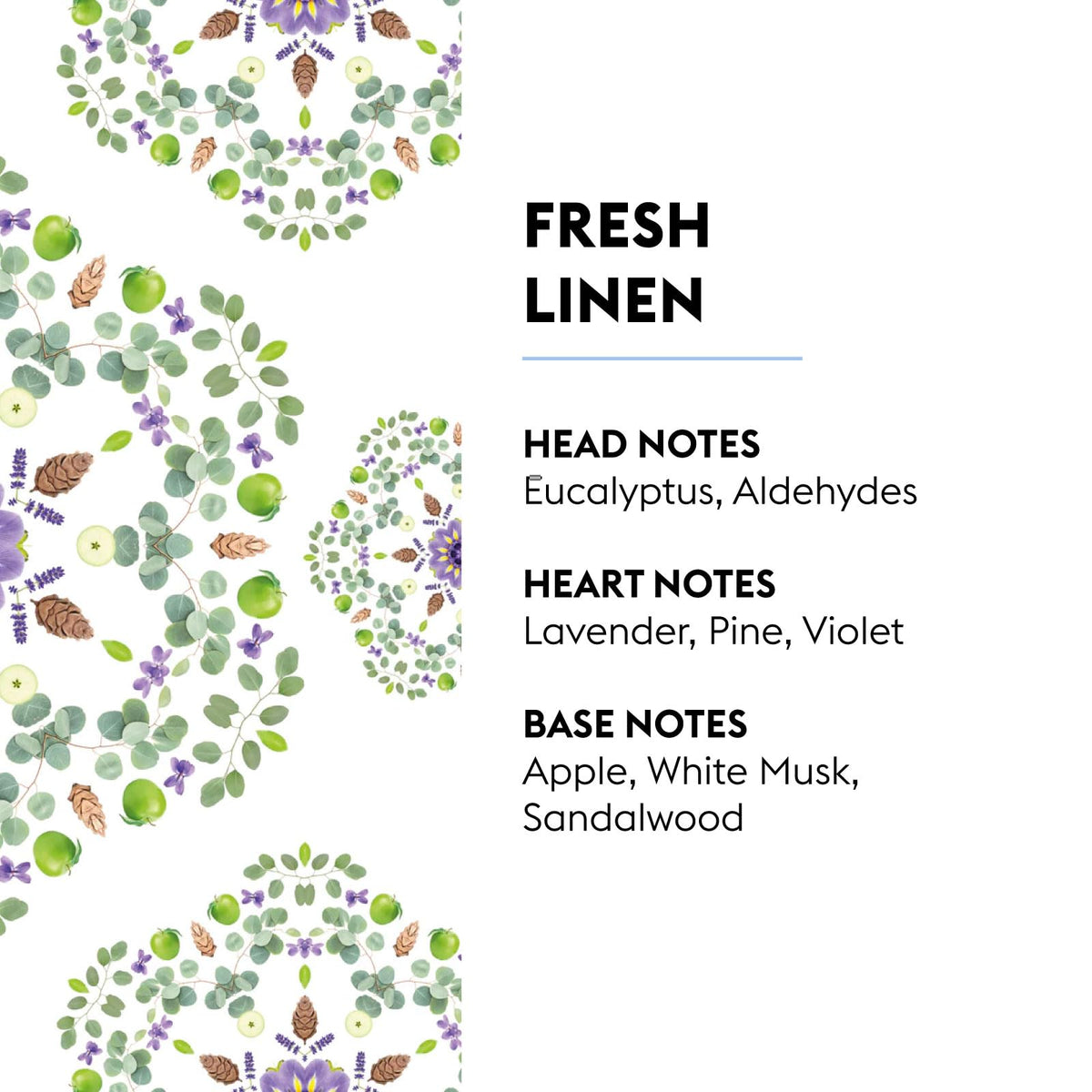 Maison Berger Fresh Linen refill bottle for catalytic lamp, crisp notes for a refreshing room.
