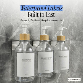 Maisonovo 500ml clear PET bottles stay durable and humidity-ready.