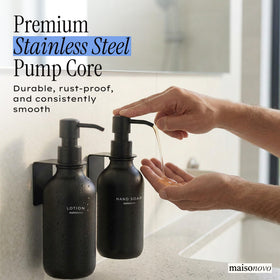 MAISONOVO 55g PET bottles durable and reusable for bathroom