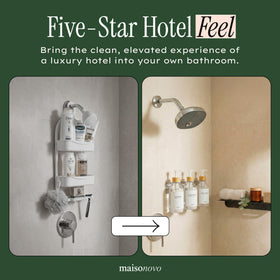 Maisonovo modern minimalist bathroom set complements homes and boutique hotels.