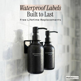 MAISONOVO no-drill installation on smooth surfaces preserves tile finish