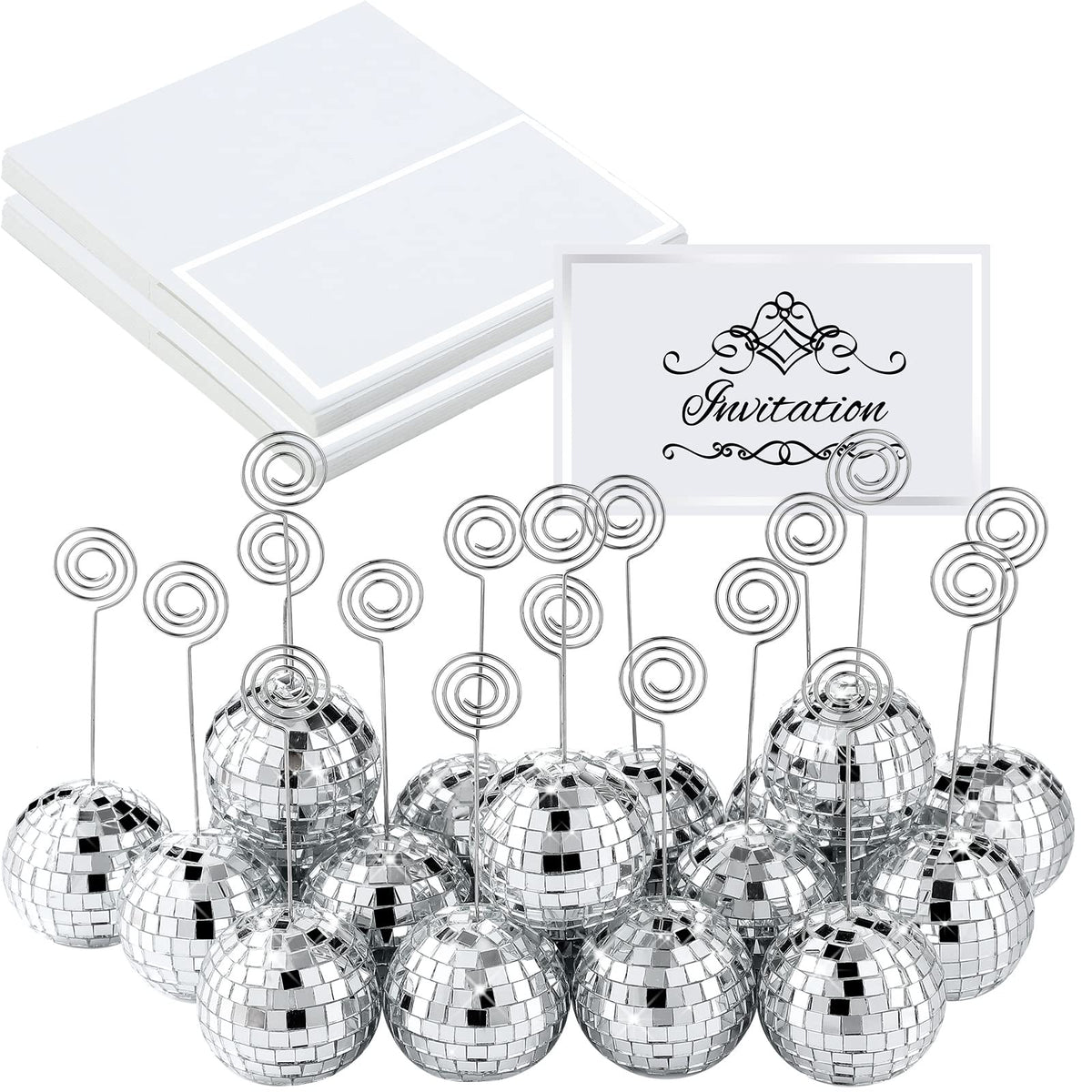Maitys silver photo and menu card holder ideal for guest signage