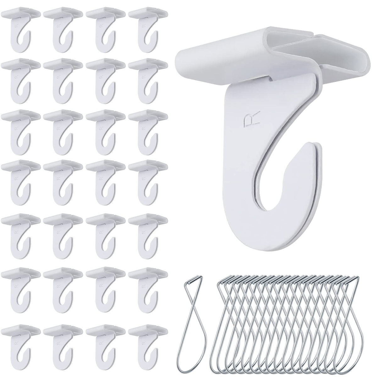 MAKALONE drop ceiling hooks package content provides a complete kit for versatile hanging.