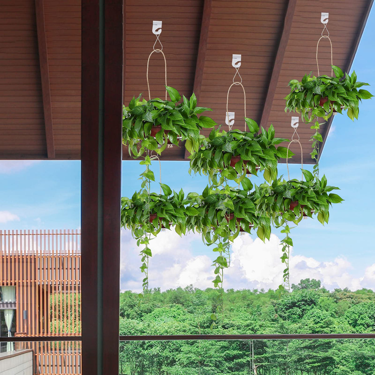 MAKALONE drop ceiling hooks feature durable white enamel coating resist rust.