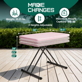 Supports up to 200 lbs for heavy-duty use and tasks.