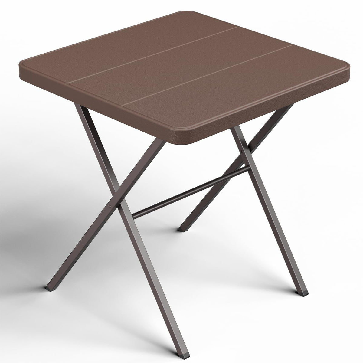 Make Changes folding table 27-inch square top for compact dining in small spaces