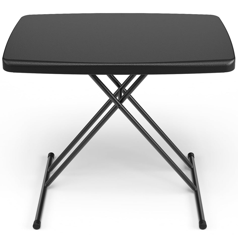 Make Changes 30-inch folding table top view with sturdy, spacious surface for drinks
