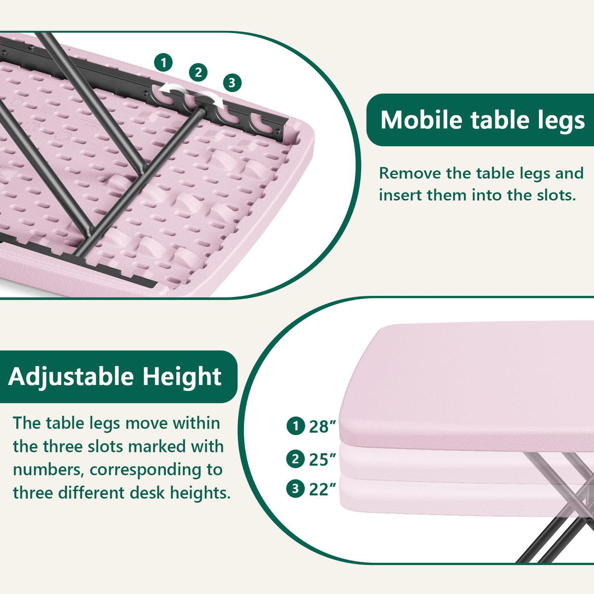 All-weather granite surface cleans easily with a damp cloth.