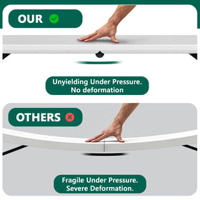 MAKE CHANGES easy-clean surface that resists stains and cleans quickly