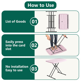 No assembly required for quick setup and use.