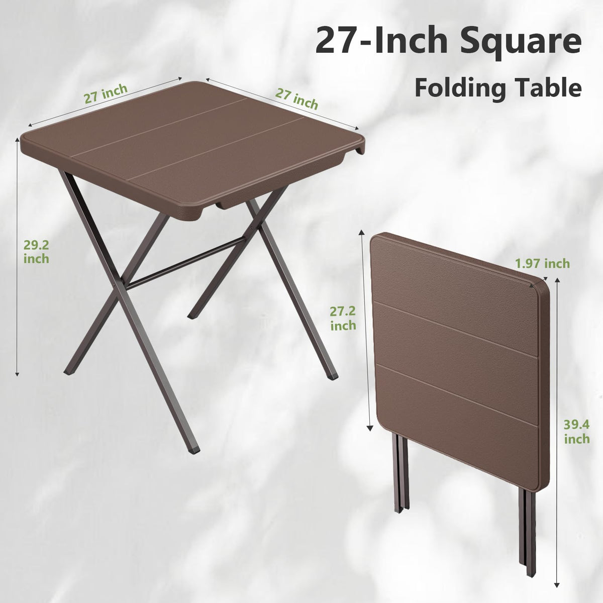 Make Changes folding table unfolded-ready for quick setups