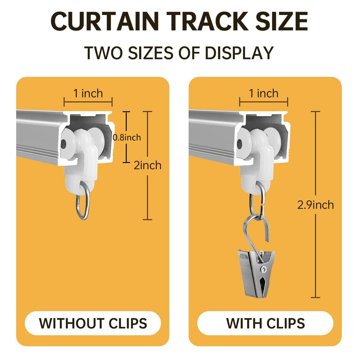 MaKefeile curtain clips stainless steel securely attach curtains