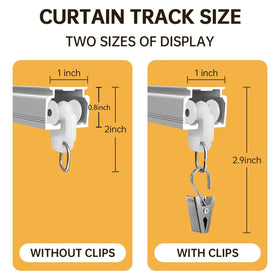 MaKefeile curtain clips stainless steel securely attach curtains