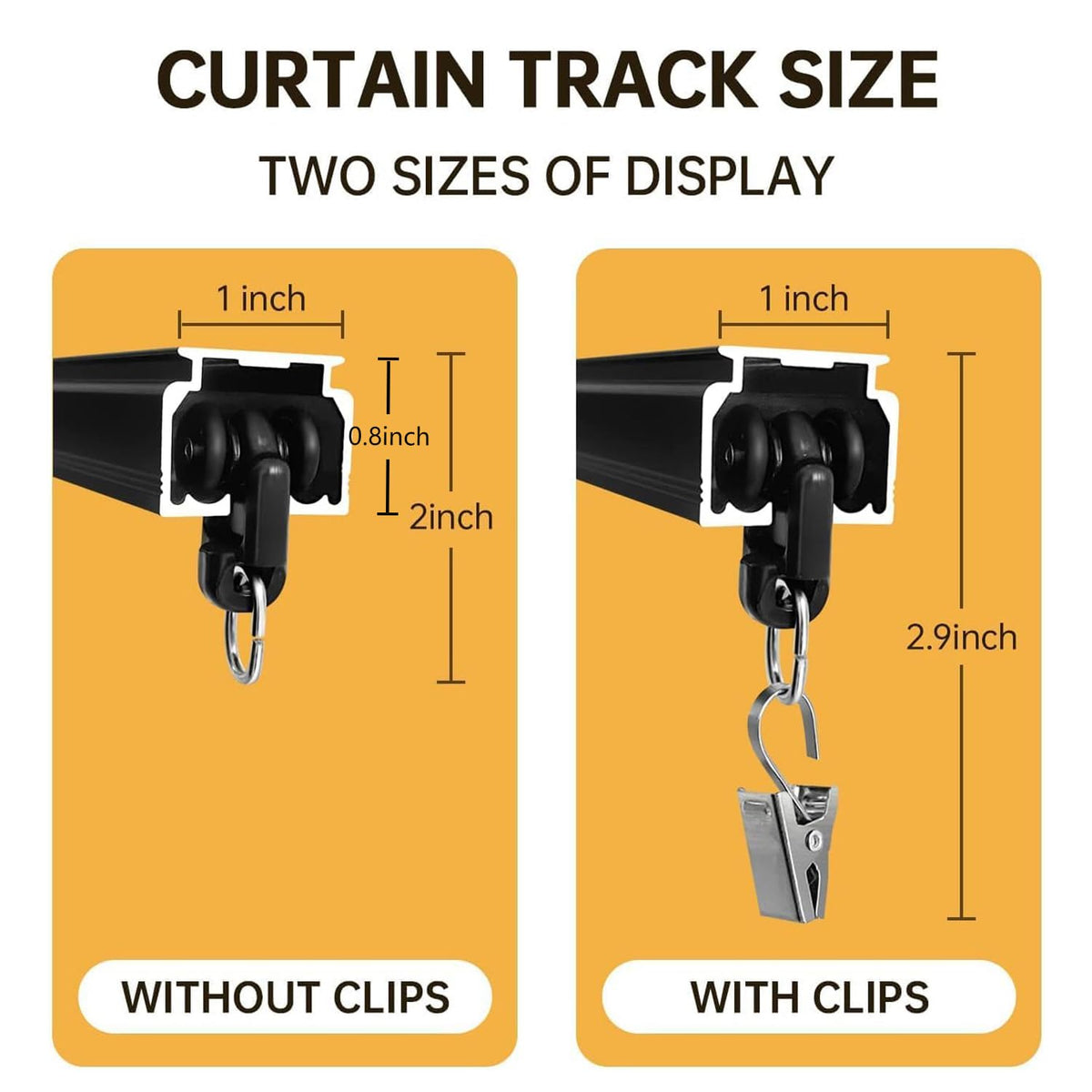 MaKefeile stainless steel clips secure curtains reliably