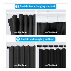 MaKefeile three-layer fabric curtain showing improved sound dampening for quieter rooms