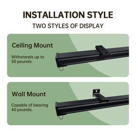 MaKefeile thickened aluminum brackets and connectors ensure durable support.
