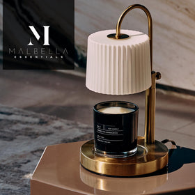 Malbella Essentials adjustable-height candle warmer suitable for votives to pillars.