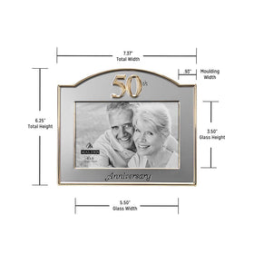 Malden 4x6 photo frame with durable glass front protection.