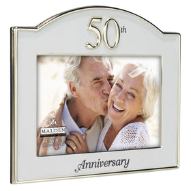 Malden frame side view highlights dimensional metal and elegant gold accents.