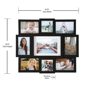 Malden frame acrylic panels protect and showcase your photos with clarity.