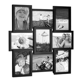 Malden glass-front collage frame protects photos while displaying memories clearly.