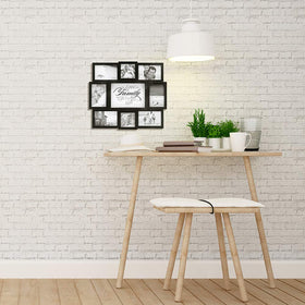 Malden collage frame mounted on wall for a versatile home showcase.