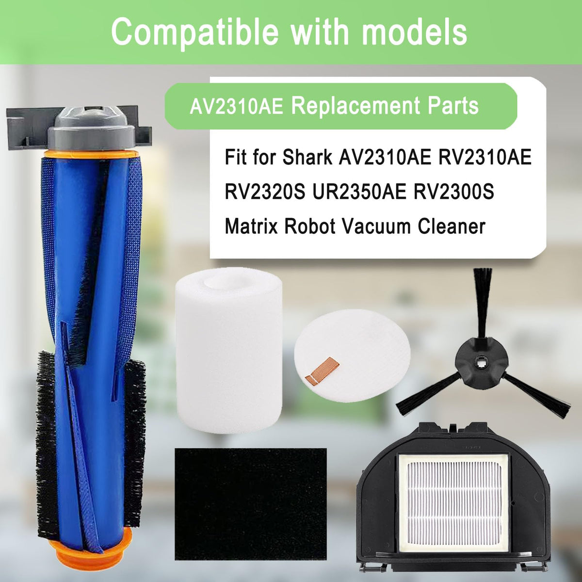 MalhSlix foam filters set enhances filtration for Shark Matrix models.