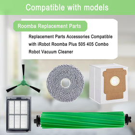 MalhSlix mop pads for Roomba Plus 505 Combo provide versatile floor care across surfaces