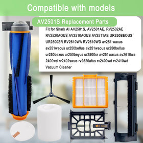 MalhSlix Shark AI roller-brush-cover improves edge-cleaning and debris pickup.