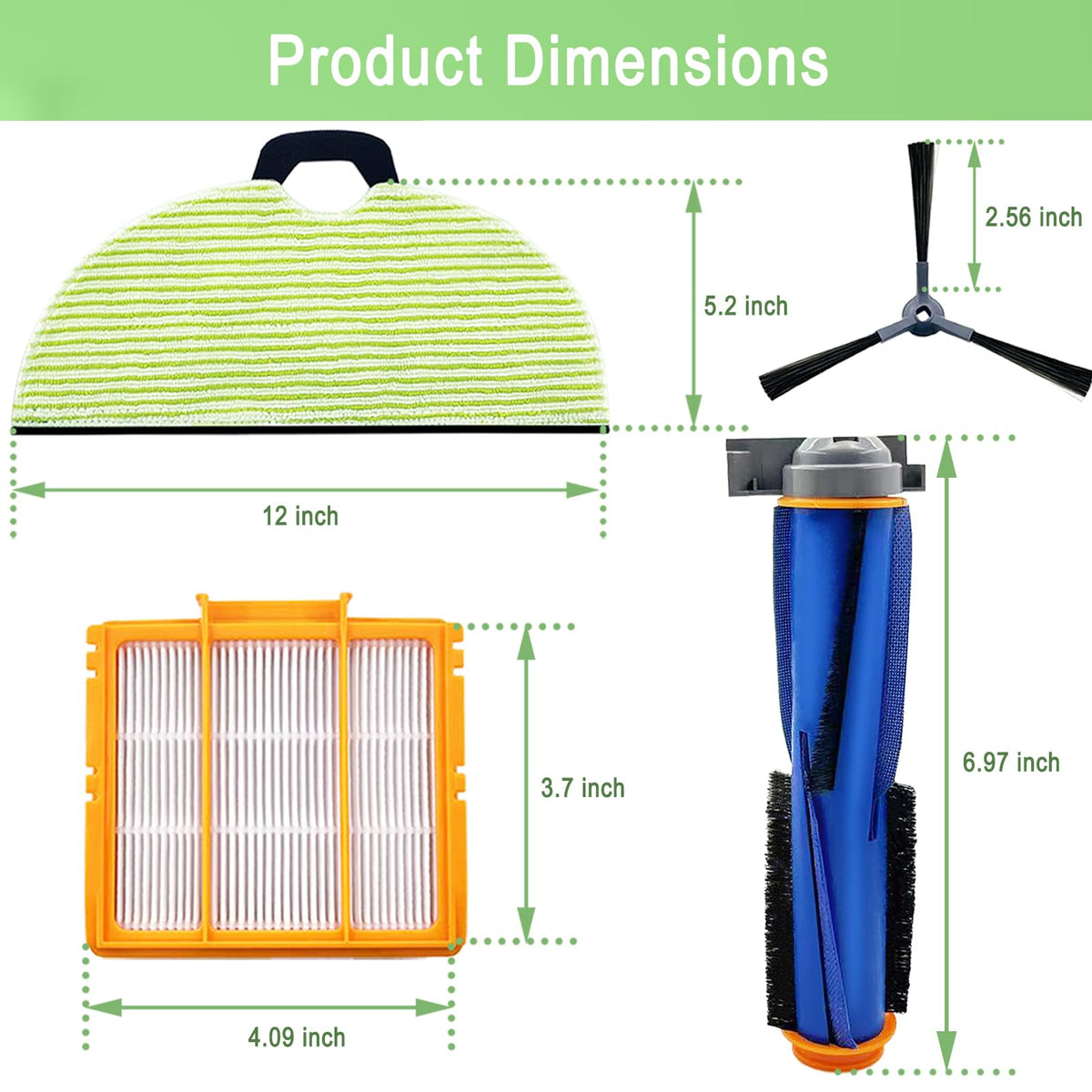 MalhSlix filter and pre-motor foam for Shark AV2610WA protect performance and longevity.