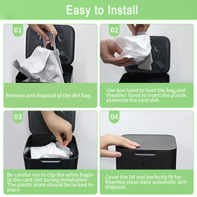 MalhSlix 24-pack vacuum bags included for Roomba cleaning