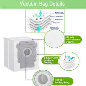 MalhSlix easy-dump disposal bags for Roomba compatibility