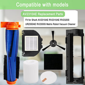 MalhSlix foam-filter-set preserves suction and traps dust efficiently