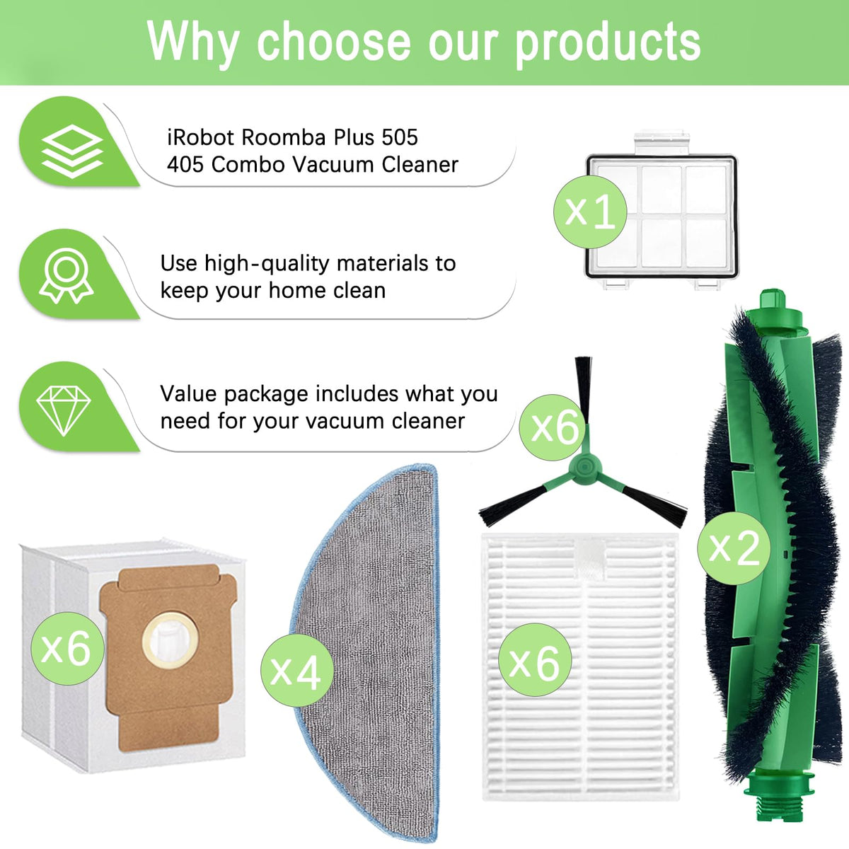 MalhSlix Roomba bags simplify disposal and maintenance