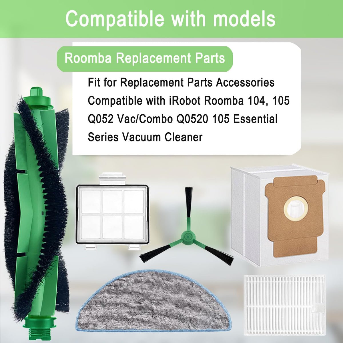 MalhSlix Roomba filters capture dust for cleaner air