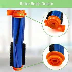 MalhSlix side brushes help maintain edge cleaning on carpets and hard floors