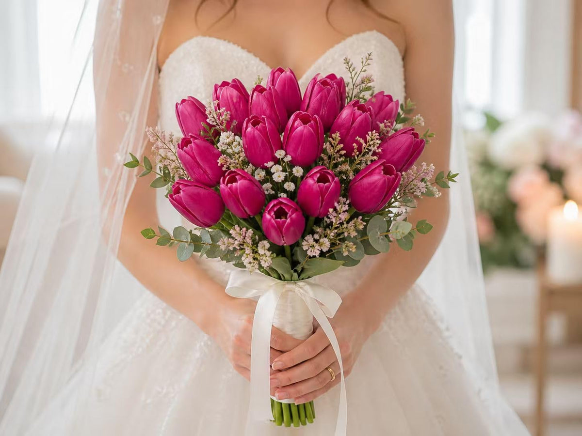 Perfect for Easter and spring decor with Mandy's tulips