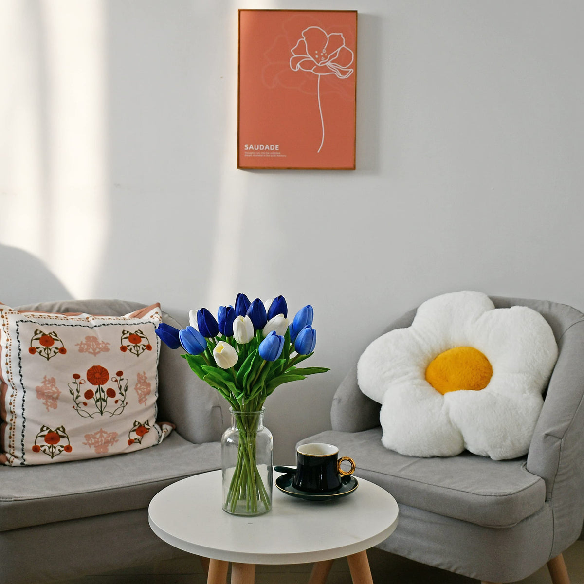 Water-resistant surface helps easy cleaning and long-lasting look