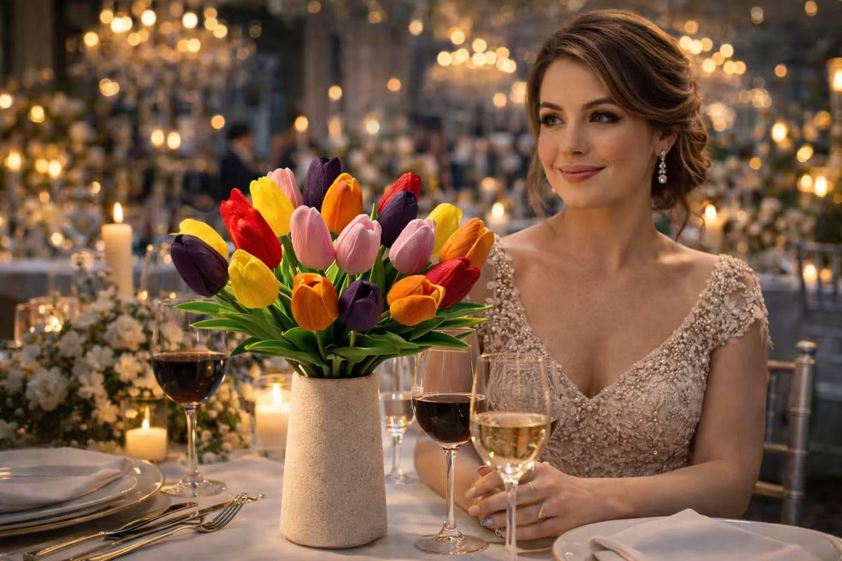 Mandy's Tulips seasonal hues for spring and holidays.