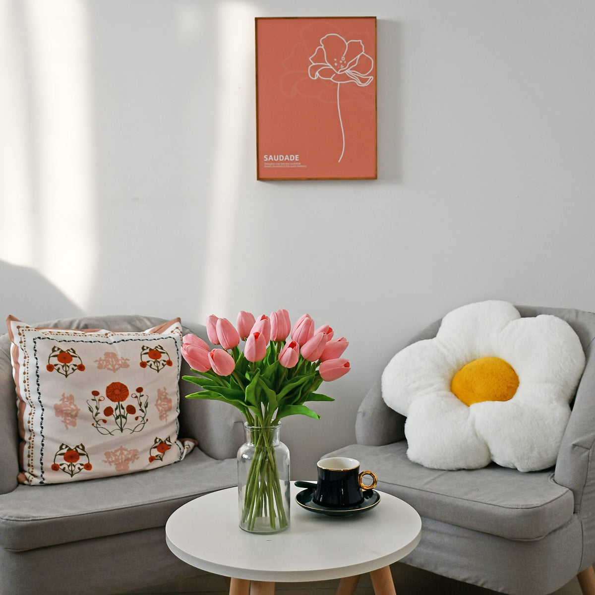 Mandy's tulips shown as vase-ready blooms for instant centerpieces