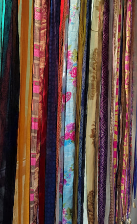 Mango Gifts hand wash line dry curtain for easy care.