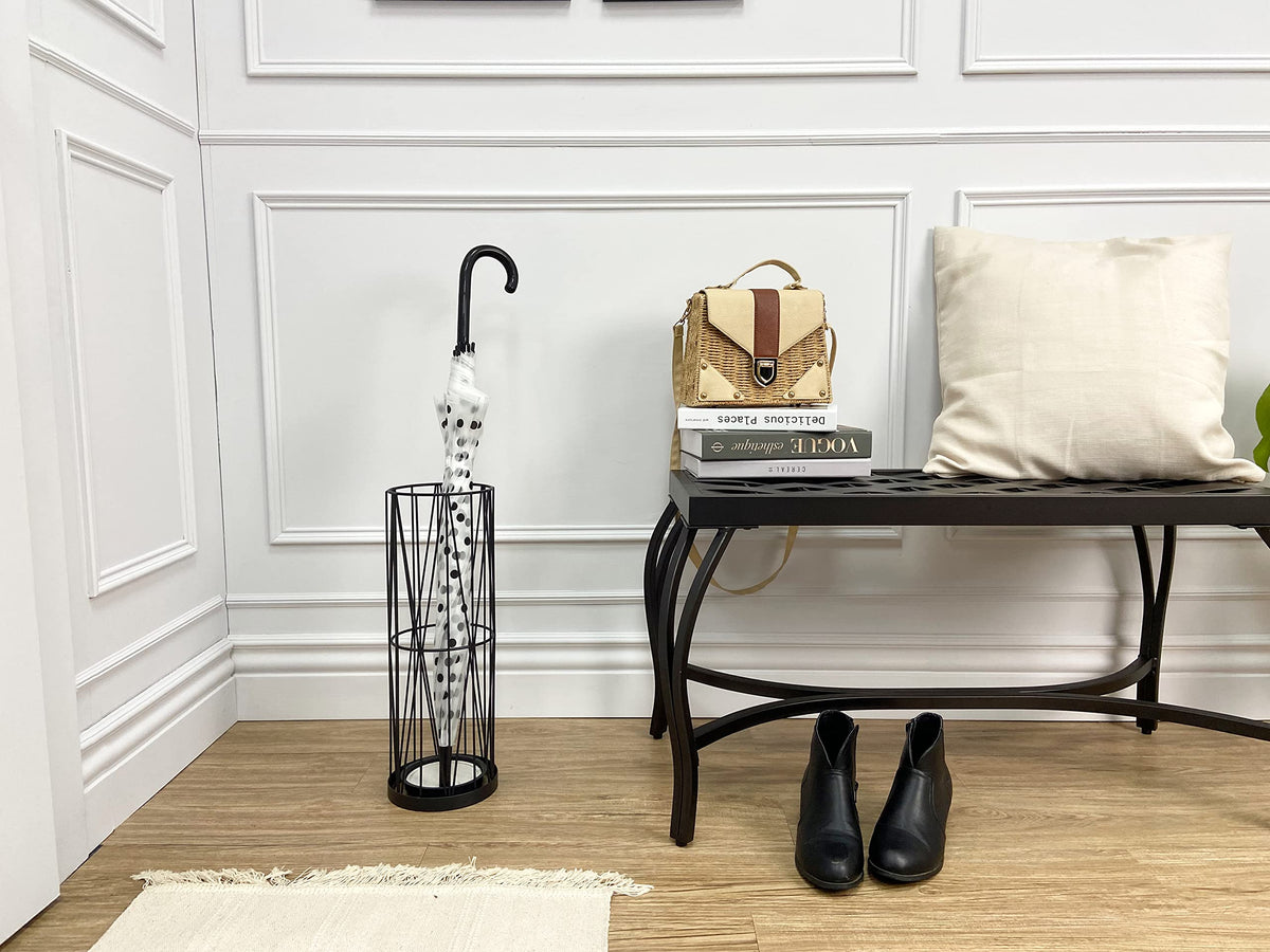 Compact dimensions of Mango Steam Pluvian Umbrella Holder for small spaces