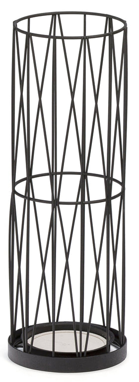 Mango Steam Pluvian Umbrella Holder front view showing compact entryway footprint