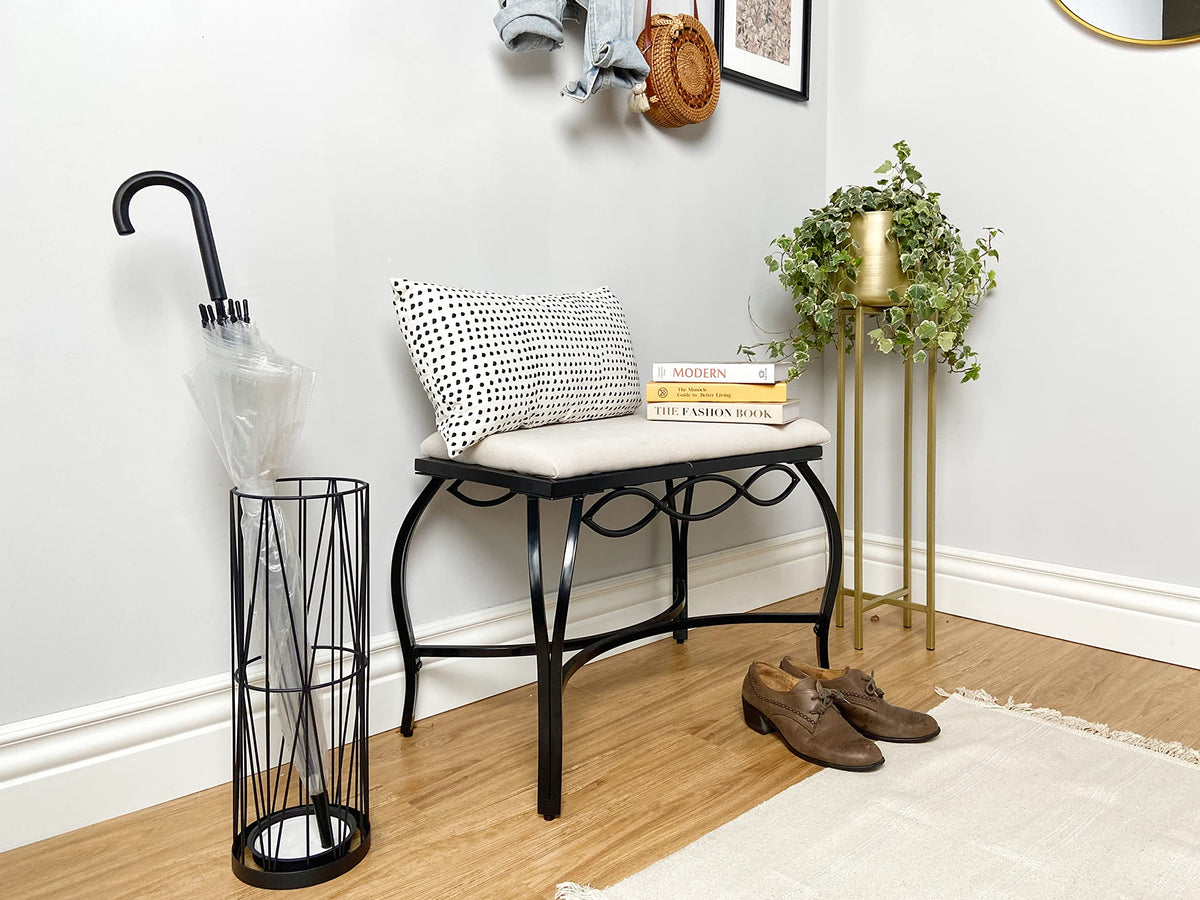 Drying soakstone tray included with Mango Steam Pluvian Umbrella Holder