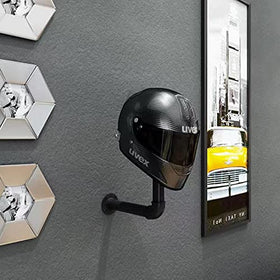MANNIFEN Cowboy Hat Rack bracket detail highlighting industrial-style hardware