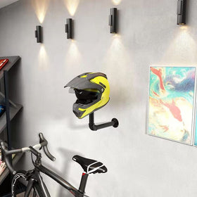 MANNIFEN Cowboy Hat Rack industrial-style bracket with matte finish