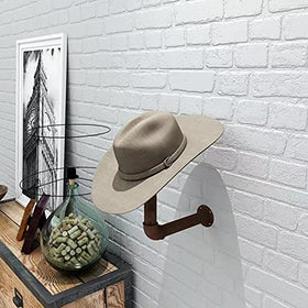 MANNIFEN Cowboy Hat Rack wall mount showing two-pack arrangement for hats and headwear